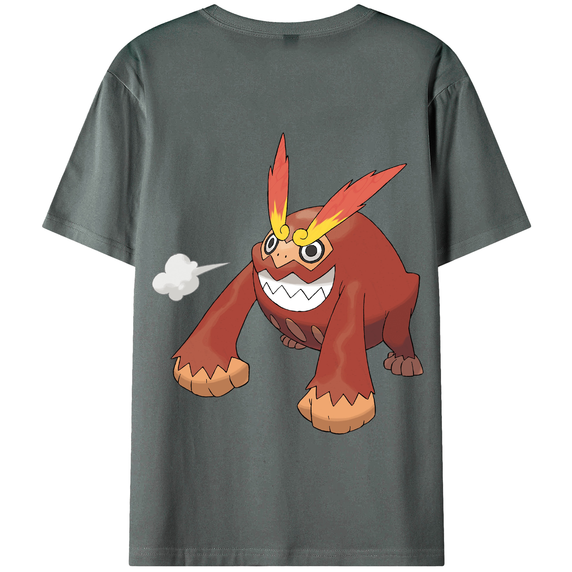 （画像用） ポケットモンスター Pokémon 綿100％半袖Tシャツ（背面プリント）